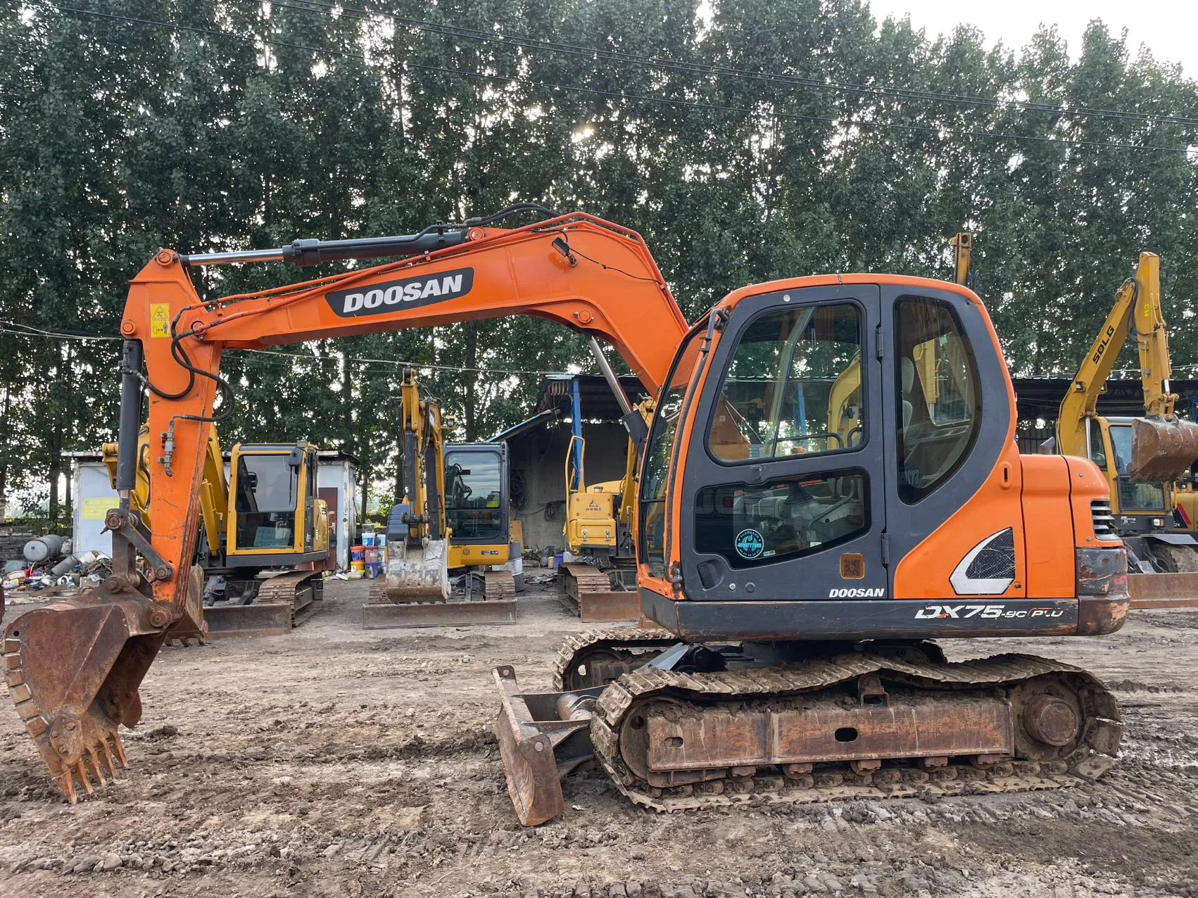 2020 used Doosan 75-9C Plus excavator - view 3