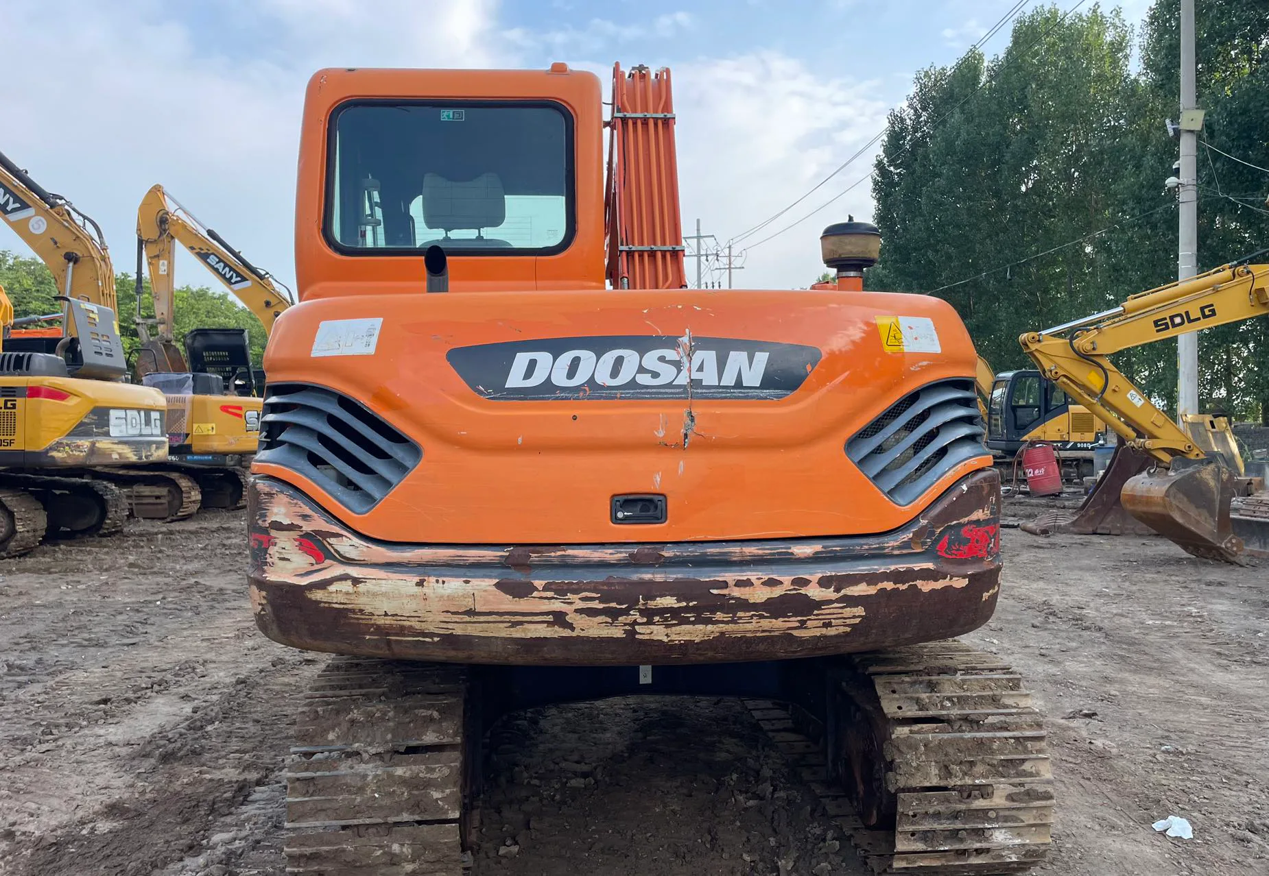 2020 used Doosan 75-9C Plus excavator - view 4