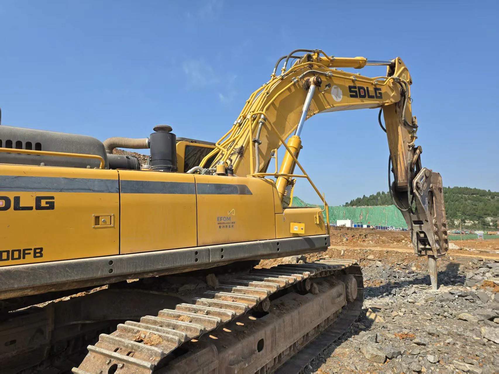 2021 used SDLG E6600FB excavator - view 5