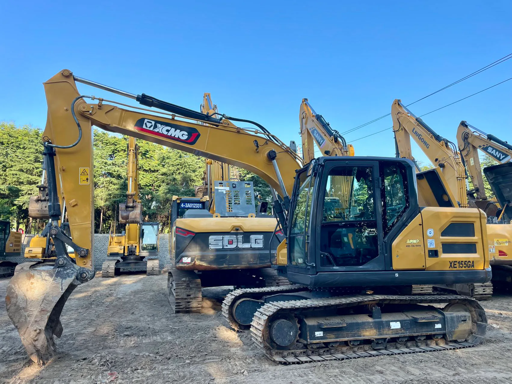 2025 used XCMG 135 excavator - view 1