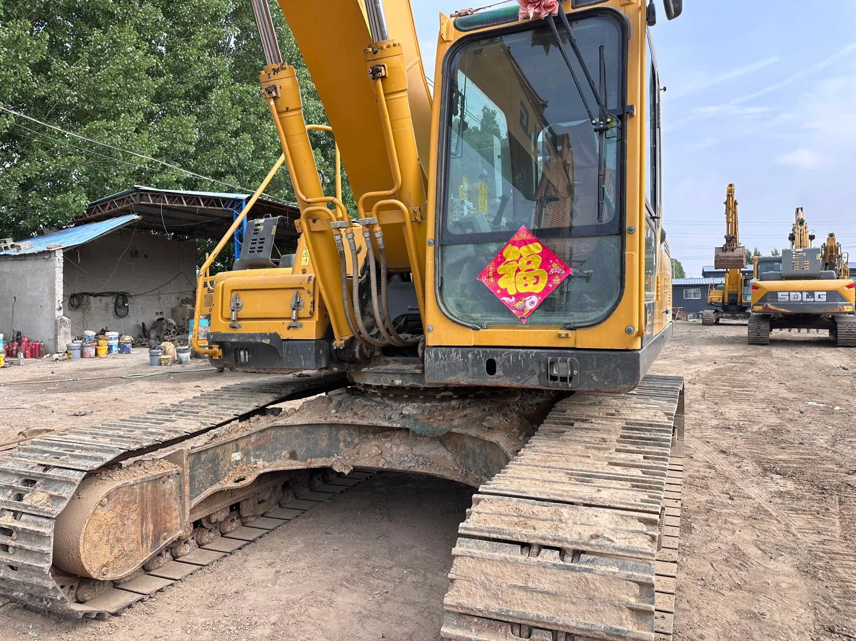 2019 used SDLG 225 excavator - view 4