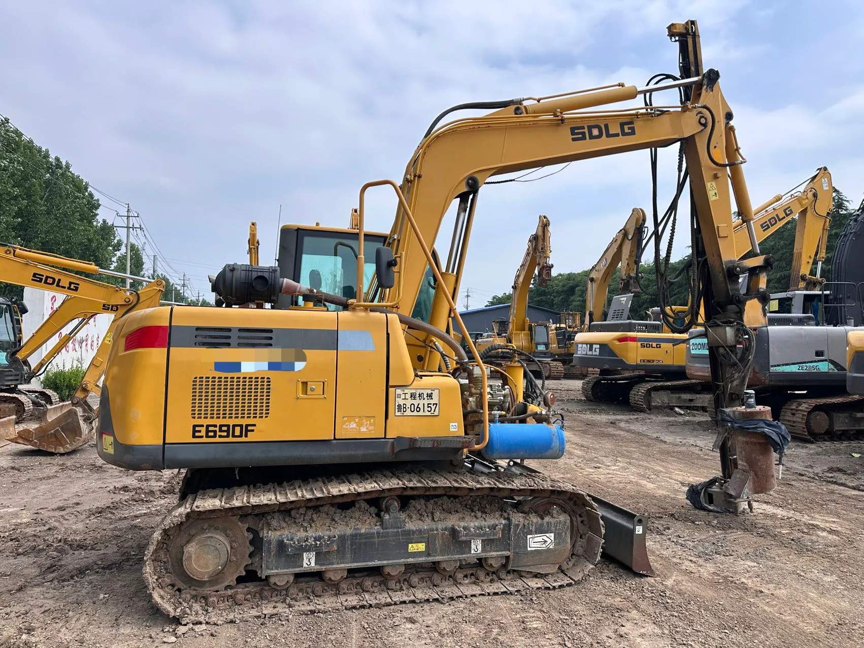 2019 used SDLG 90 Drill Conversion excavator - view 3