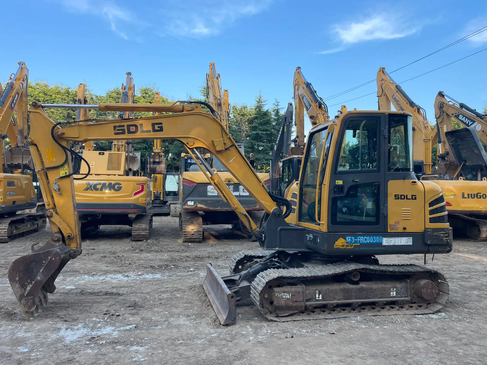 2020 used SDLG 60FL excavator - view 2