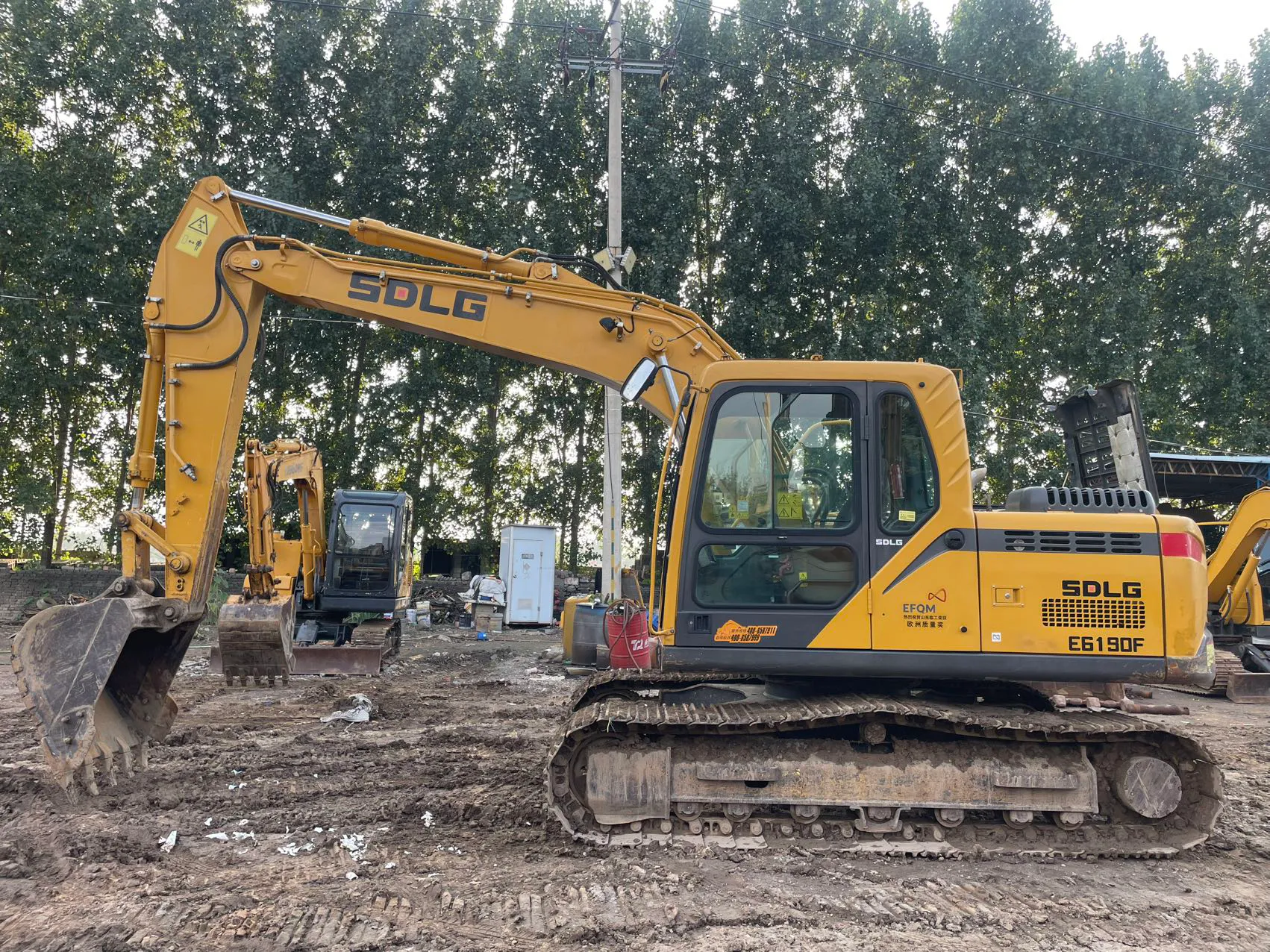 2021 used SDLG 150 excavator - view 1