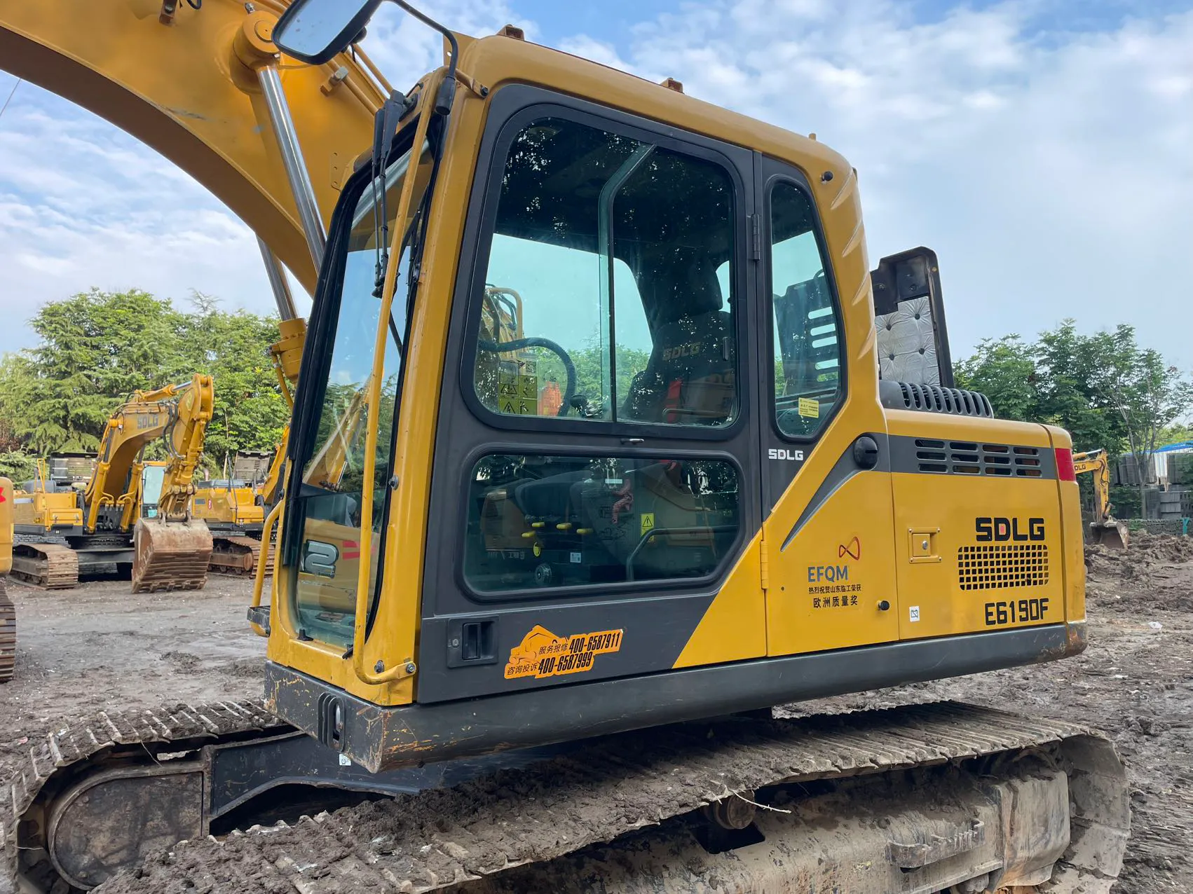 2021 used SDLG 150 excavator - view 3