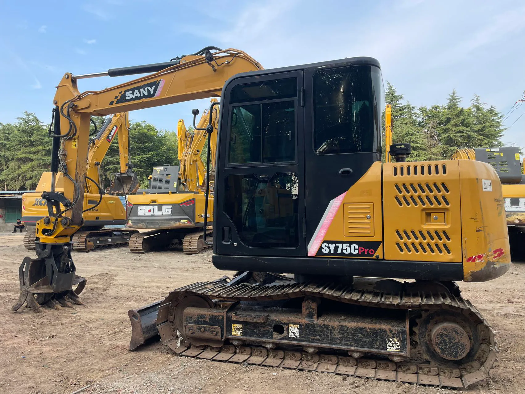 2021 used SANY 75 excavator - view 1