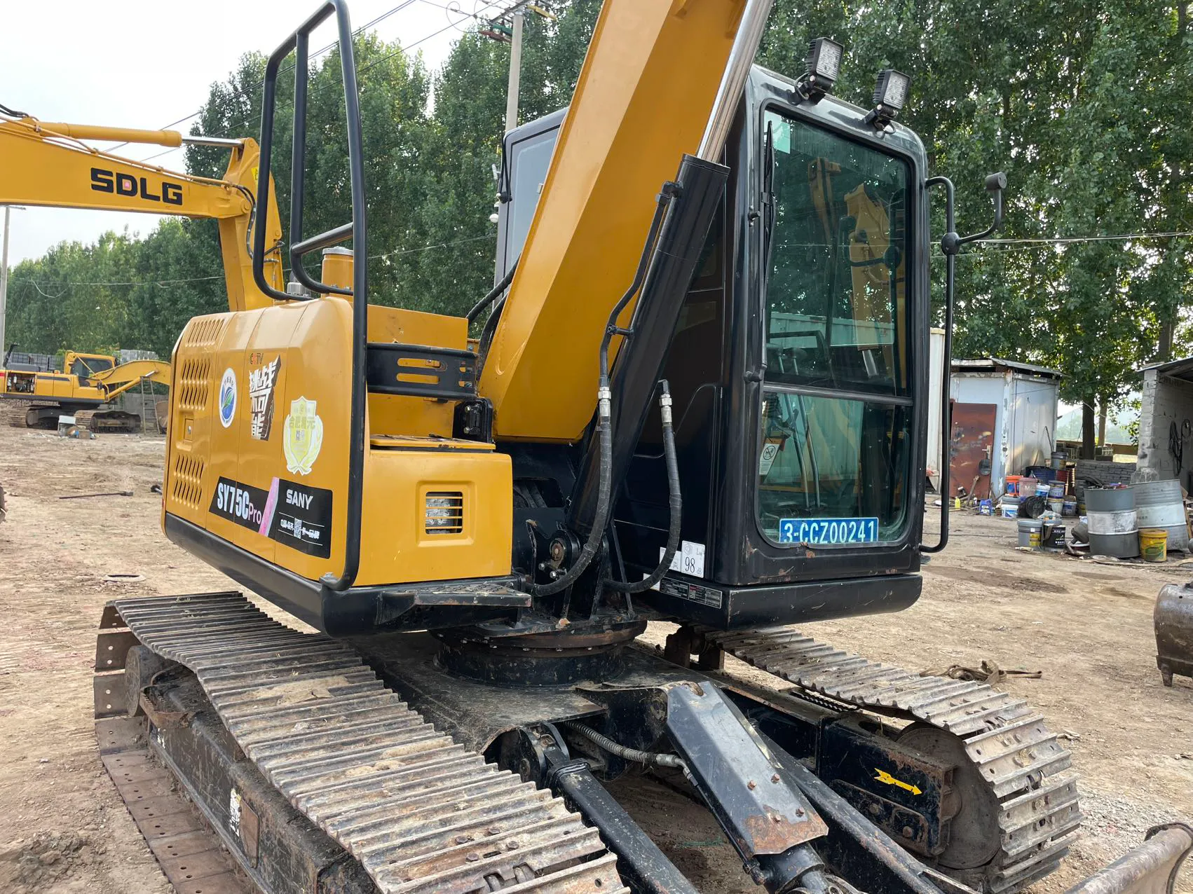 2021 used SANY 75 excavator - view 2