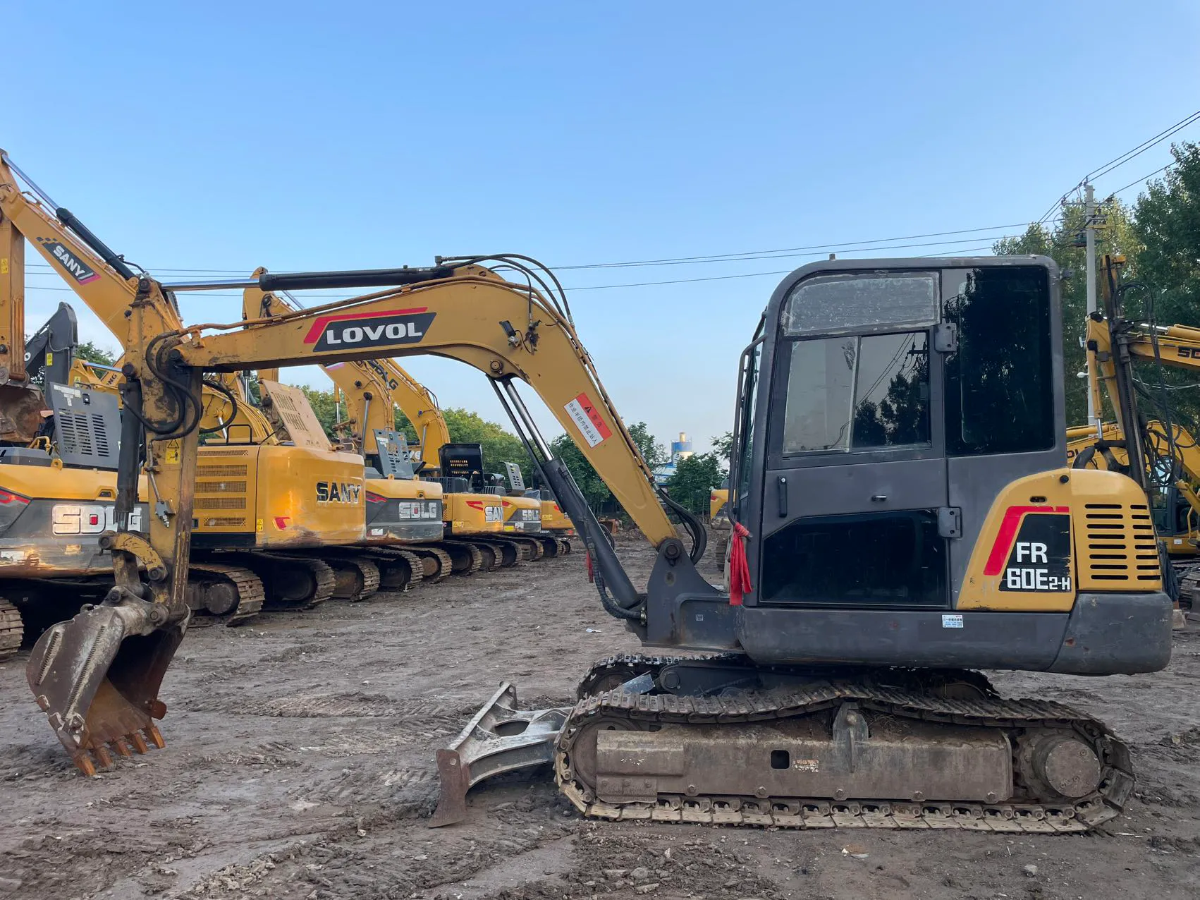 2021 used Lovol 60 excavator - view 1