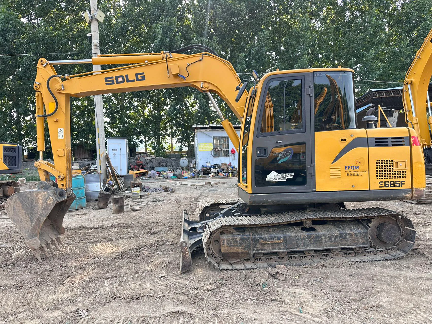 2022 used SDLG 75 excavator - view 1