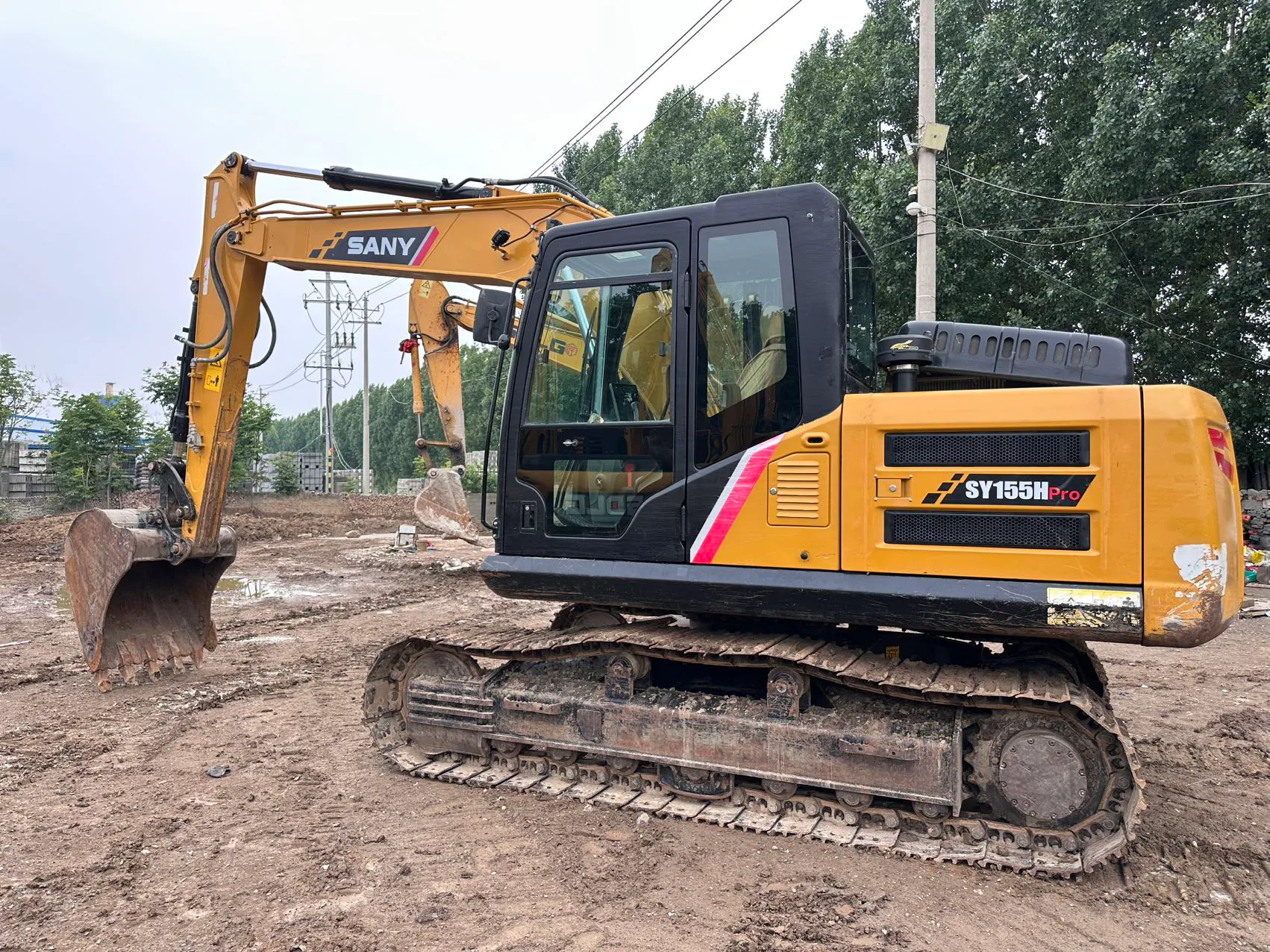 2022 used SANY 155 excavator - view 1