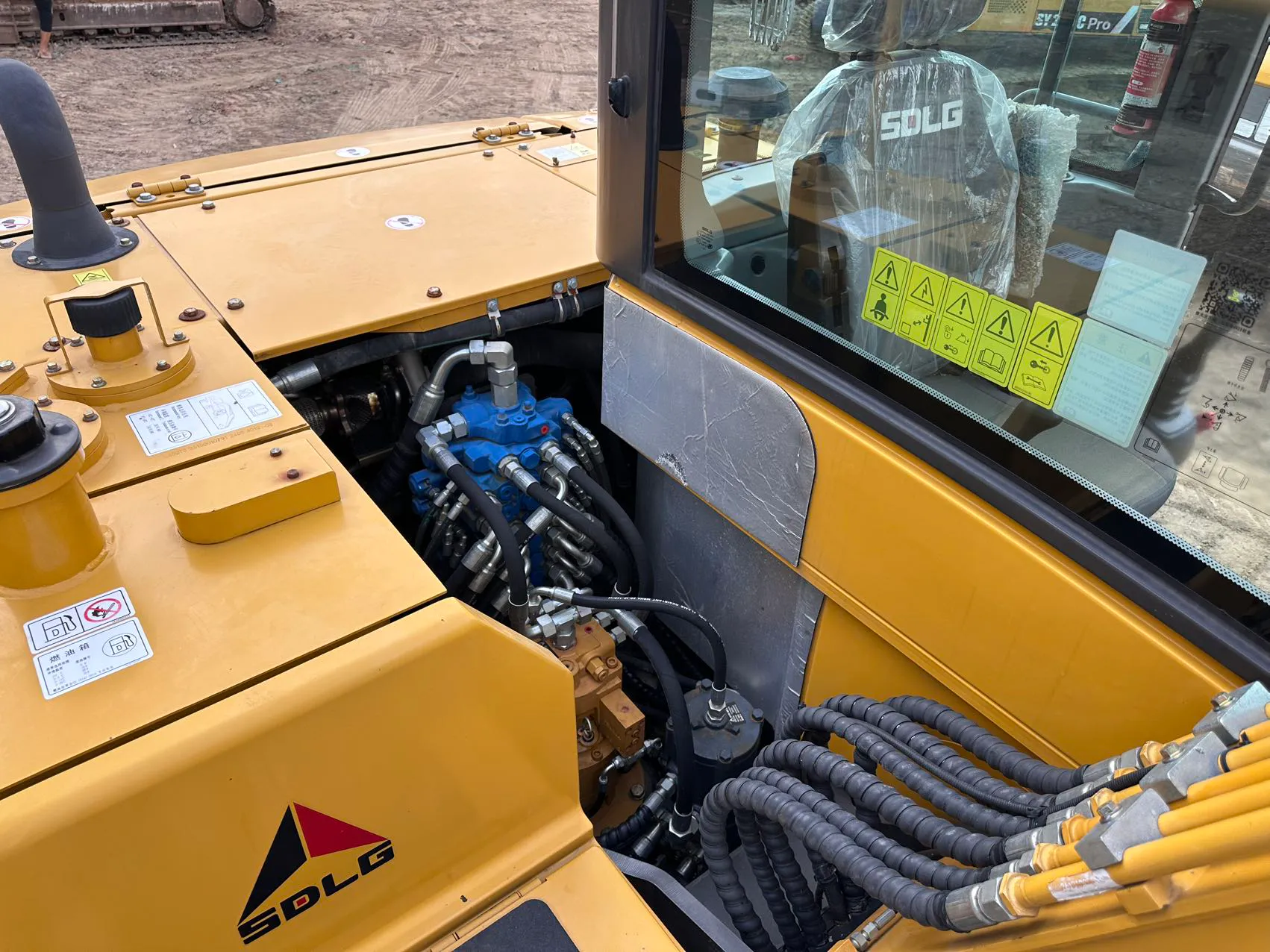 2024 used SDLG 80 Wheeled excavator - view 9